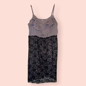 Xhilaration Lace Skirt Cami Dress